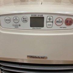 ダイニチ石油ファンヒーター　美品　白　19年製の画像