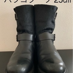 zucca ズッカ ハラコブーツ 25㎝ ブラック エンジニア ...