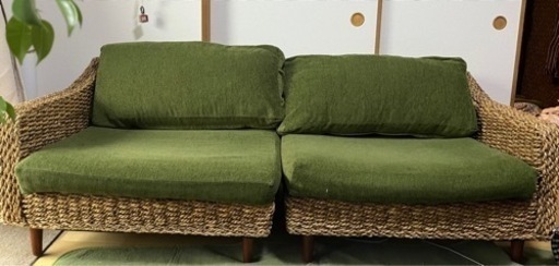 家具 ソファ 3人掛けソファアジアン家具