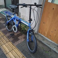 HUMMER[ハマー]FDB206SG-DK 20吋 折り畳み自転車 外装6段/ブルーの画像