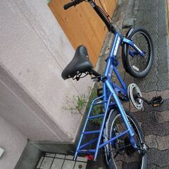 HUMMER[ハマー]FDB206SG-DK 20吋 折り畳み自転車 外装6段/ブルーの画像