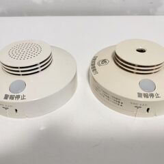 【中古】電池切れ2台セットねつ当番＆けむり当番National火災警報器の画像