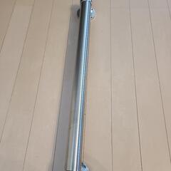 新品未開封　ステンレス製　手摺　バスステップ　お風呂手摺　大型　60㌢　取付部品付き　安全手すり　階段手すり　リハビリ　高齢者　介護　介護用品　介護施設　階段滑り止めの画像