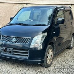 スズキ　ワゴンR　ブラック　タイミングチェーン　車検二年付き　プ...
