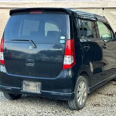 スズキ　ワゴンR　ブラック　タイミングチェーン　車検二年付き　プッシュスタート　の画像