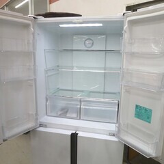 大型冷蔵庫 468L 2019年製 Haier JR-NF468A フレンチドア 4ドア ホワイト 400Lクラス キッチン家電 ハイアール 苫小牧西店の画像