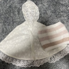 ベビー　ポンチョ　ジェラートピケ　腹巻き