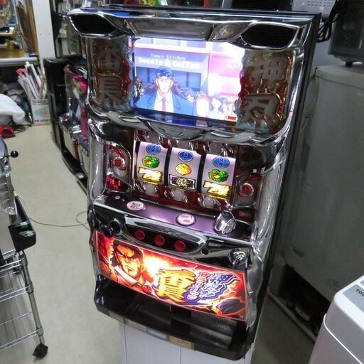 パチスロ実機 押忍！サラリーマン番長 不要機付き スロット機|江別市のリサイクルショップドロップ