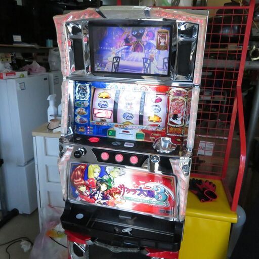 パチスロ実機 サクラ大戦3 巴里は燃えているか コイン不要機付き