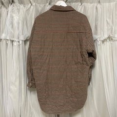 GU×Kappa パデットチェックシャツの画像