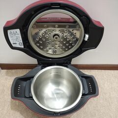🍎ヘルシオ 水なし自動調理鍋 ホットクック KN-HT99A-R②の画像