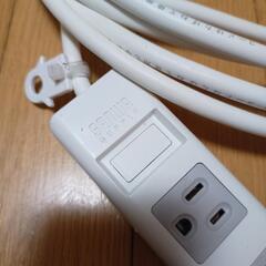 電源タップ　５口　5メートルの画像