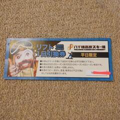 八千穂高原スキー場平日リフト券