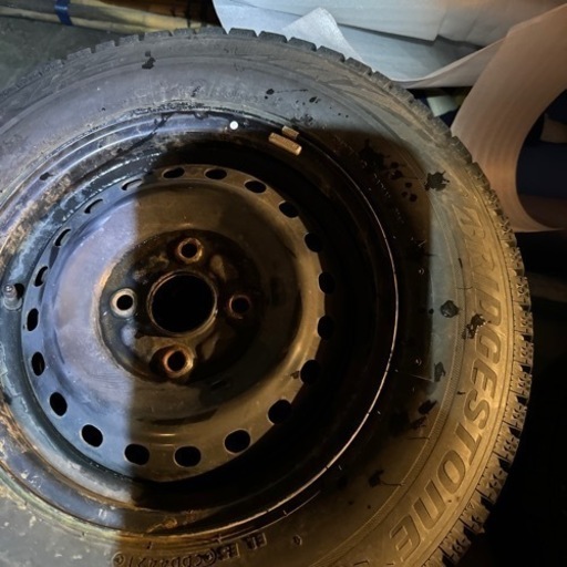 155/80R13 VRX2 冬タイヤホイール付き