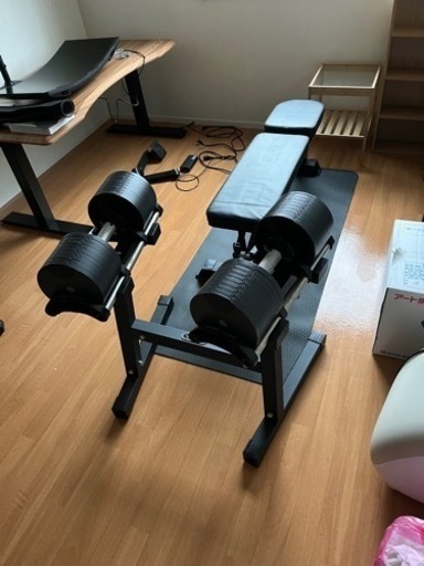 最終値下げ‼️早い者勝ち‼️フレックスベル32kg➕ベンチ台➕スタンド➕マット