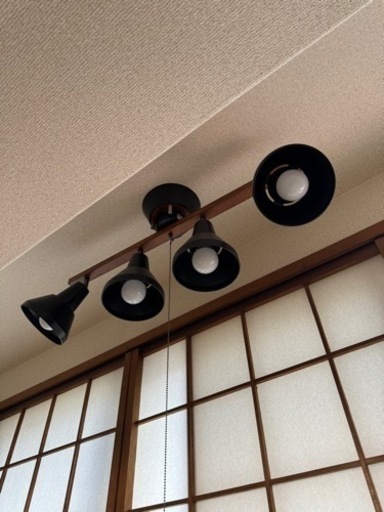 シーリングライト4灯　スポットライト　LED電球付き 生活雑貨 調理器具 キッチンツール