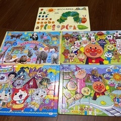 ⭐︎お取引中⭐︎パズル5つセット　ケース付き