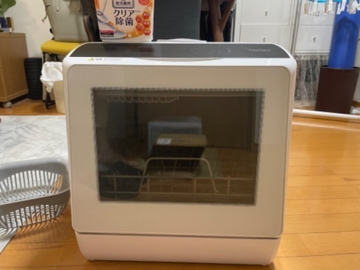 食洗機【工事不要】　サンコー　ラクア　食器洗い乾燥機