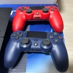 PS4本体 コントローラ2台の画像