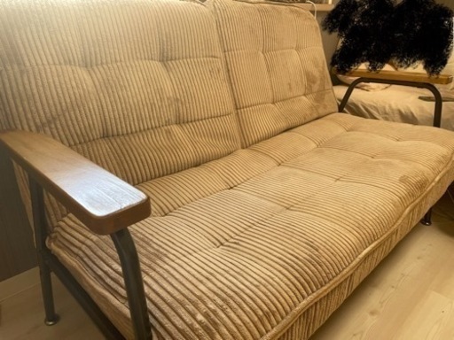 家具 3人掛けコーデュロイソファソファ