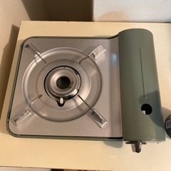 アイリスオーヤマ、カセットコンロ、ボンベ付き　　の画像