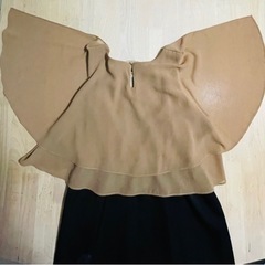 【Sweet  Mommy】マタニティウェア 授乳服 ひざ丈ワンピース Mの画像