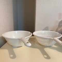 本日まで‼️ザル、ボウルセットの画像