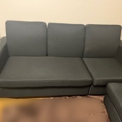 （購入者決定）【美品】ソファ 3人掛けソファの画像