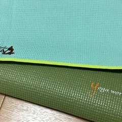 ※受付終了※ヨガマット　ヨガラグ　セット　ホットヨガ向けの画像