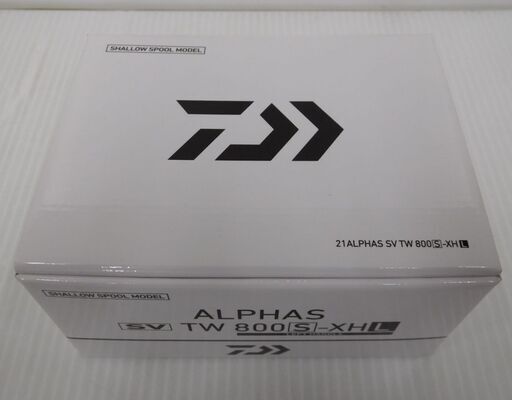 Daiwa ダイワ 21 ALPHAS SV TW 800S-XHL ベイトリール バスリール 左巻き 中古囗T巛