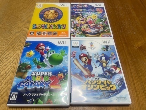 Wii ♪ スーパーマリオ ♪ まとめ売り4点