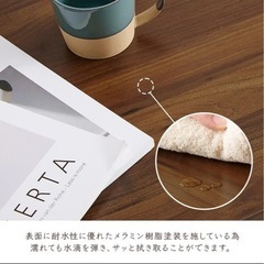 リフトアップテーブル 小さめ 一人暮らし 高さ50cm 幅80cm の画像