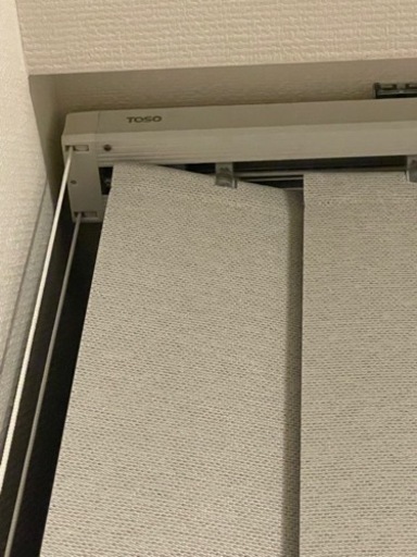 ※3月31日迄の受け渡し希望の為お値下げ※【左操作】タワマン・窓の大きな方向け♪バーチカルブラインド＆レール