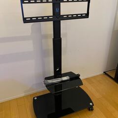 【引き取り限定】テレビスタンド（55インチで使ってました）