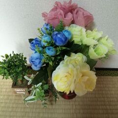 ダイソー　造花