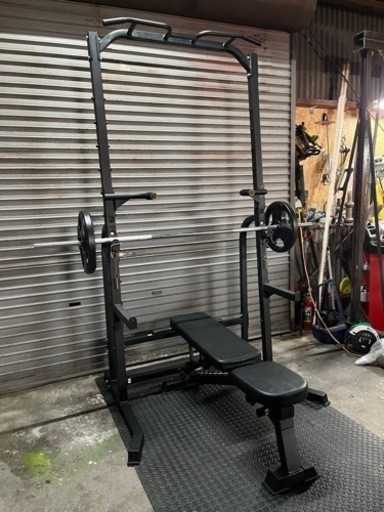 WASAIハーフラックMK780、BERWINGトレーニングベンチのセット