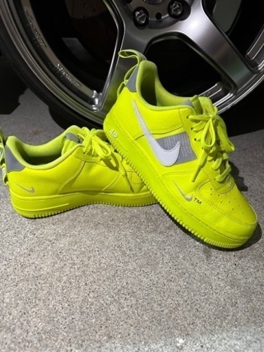 エアフォース1  AF1 蛍光イエロー　ナイキ　ウサインボルト
