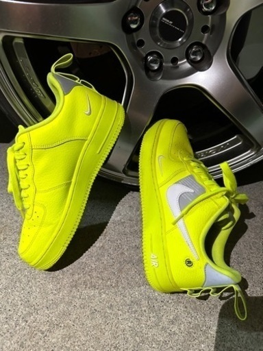 エアフォース1  AF1 蛍光イエロー　ナイキ　ウサインボルト
