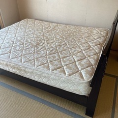 家具 ベッド ワイドダブルベットの画像