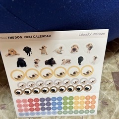 THE DOG カレンダー　シール　ラブラドールレトリバーの画像