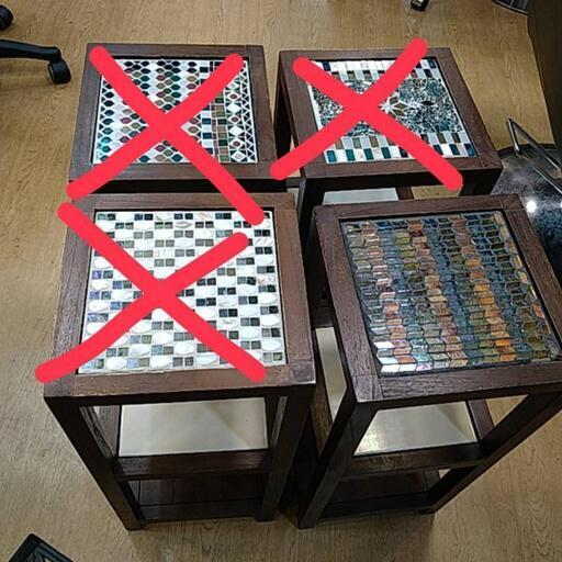 【残り1セット31日限定】正方形ミニテーブル