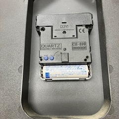 N2403-811 MAG 電波時計 CH-899 通電確認済み 汚れあり 中古の画像