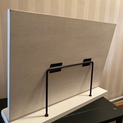 卓上ドレッサー　光沢白色　横幅57×高さ42×台座奥行き20センチ　直接渡しのみ　家具 ミラー/鏡の画像