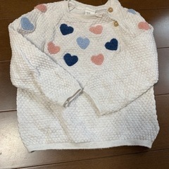 女の子 カーディガン ハート