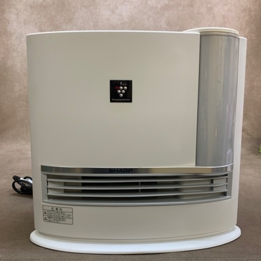 SHARP 加湿セラミックファンヒーター HX-L 120W 2021年製 シャープ ファンヒーター ヒーター 加湿器 プラズマクラスター　中古