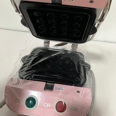 MMH-100S MP モッフルメーカー (プレスもちメーカー)【1個焼き】（ミルクピンク）未使用の画像