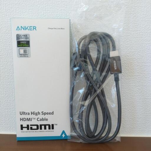 【ほぼ新品】ANKER HDMIケーブル Ultra High Speed 2M
