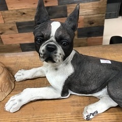 犬　猫　置物　　　の画像