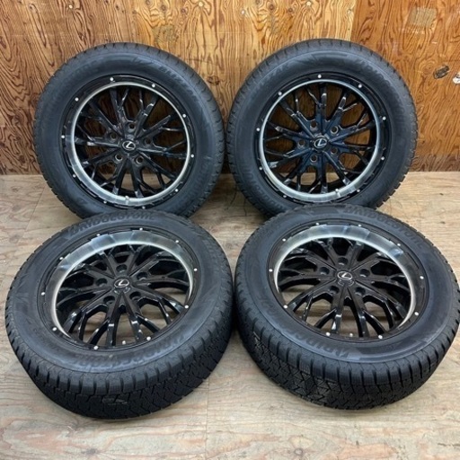 k0326603 LEXUS レクサス 285/50R20 116Q タイヤ ブリヂストン 20インチ LX570 4本セット スタッドレス 引取り限定 宮城県 現状品 中古品