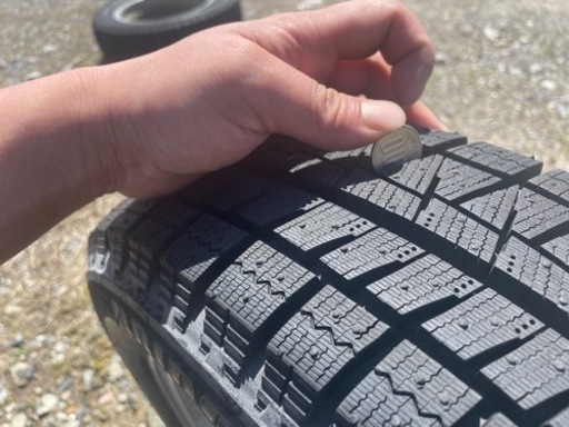 165/65 R14 79Qアルミ付きスタッドレスタイヤ4本　アルミホイール(タイヤ付き)買取